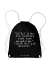 Mr. & Mrs. Panda wander rucksack "Sprich leise, die Nachbarn... ... in Schwarz