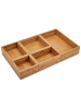 relaxdays 5x Ordnungsbox in Natur