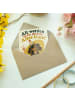 Mr. & Mrs. Panda Geburtstagskarte Hund retro Design mit Spruch in Weiß