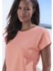 Vivance Kurzarmshirt in peach, blau