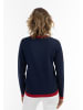 usha BLUE LABEL Strick Pullover in Marine Rot