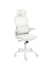 Beliani Bürostuhl SOLIS in Weiß - (W) 60 x (H) 121 x (L) 60 cm