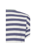 Camel Active T-Shirt in ocean blue- milk whi
