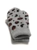 Kaffe Handschuhe KAmae in Grey Mel./Animal Knit pattern