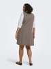 ONLY Carmakoma Kleid in White Pepper