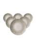 Ritzenhoff & Breker 6er Set Dessertteller Rimini in ø 20,5 cm in grau
