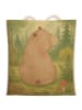 Mr. & Mrs. Panda Shopper-Tasche Bär Schulterblick Design ohne Sp... in Weiß