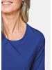 GOLDNER Knitterarmes Shirt mit Elasthan in royalblau