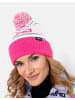elho Beanie Coole Mütze mit Streifendesign in PINK