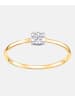 Diamant L'éternel Ring aus 375 Gelbgold mit Diamant