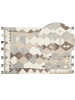 Beliani Kelim ARALEZ in Bunt/Beige/Braun - (W) 160 x (L) 230 cm