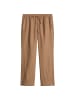 Marc O'Polo Leinenhose straight in Burnt Brown