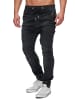 Tazzio Tazzio Herren Jeans Regular Fit im Biker Jogger-Stil 16505 Schwarz S