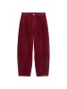 Marc O'Polo DENIM Cordhose Model Airin barrel leg in Deep Burgundy