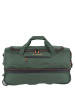 travelite Basics - Rollenreisetasche 51/64L 55 cm erw. (bordeaux) in dunkelgrün