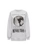 ONLY Sweatshirt in Light Grey Melange