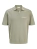 JACK & JONES Junior Strickpolo kurzarm JORNORREBRO in seagrass