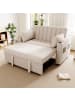 ABRIHOME Multifunktionales Schlafsofa mit Schlaffunktion in Beige