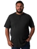 Men Plus Kurzarm T-Shirt in schwarz