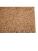 Beliani Fußmatte TOGIAK in Naturfarben/Schwarz - (W) 50 x (L) 80 cm