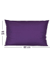 JACK 2er Set Outdoor Kissenhülle 40x60cm Uni in Violett