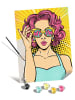 Ravensburger Malprodukte CreArt Canvas Leinwand - Lady in Pink (PopArt) Ab 12 Jahre in bunt