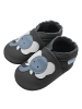 Basrakids Baby Krabbelschuhe aus Leder, weiche Lauflernschuhe mit rutschfester Sohle 