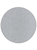 Velours-Teppich Strong Rund in silber