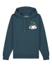 wat? Apparel Sweatshirt Coffee waves in Petrol