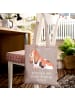 Mr. & Mrs. Panda Einkaufstasche Hund Basset Hound mit Spruch in Braun Pastell