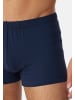 Schiesser Retro Short / Pant Cotton Casual Cotton in Dunkelblau / schwarz