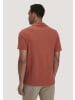Hessnatur Hessnatur Jersey Polo Relaxed aus Leinen und Bio-Baumwolle in terrakotta