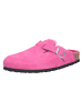 Birkenstock Tieffußbett Pantolette in rosa/pink