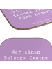 Mr. & Mrs. Panda Coaster Spruch Bolonka Zwetna mit Spruch in Lavendeltraum