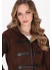 DreiMaster Vintage Coat in chocolate black