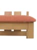 MCW 6er-Set Esszimmerstuhl M58, Helles Gestell, terrakotta