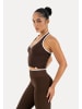 SMILODOX Sport Top Theda in Braun