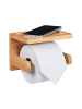 relaxdays Toilettenpapierhalter in Natur
