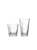 LEONARDO 8er Set Trinkgläser Vario Struttura 280 ml + 250 ml in transparent