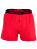 HUGO Web-Boxershorts 3er Pack in Schwarz/Rot/Weiß