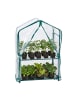 relaxdays Balkongewächshaus in Grün/ Transparent - (B)59 x (H)95 x (T)39 cm