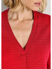 MADELEINE Eleganter Cardigan mit V-Ausschnitt in rot