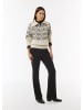 comma CI Strickpullover langarm in Creme