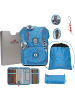DerDieDas derdiedas Schulranzen Set 5-tlg. ErgoFlex Tiny Superflash Blue Ice in blau