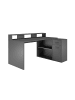 ebuy24 GamerBüro Gamer Anthrazit 160 x 115 cm