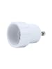 Intirilife 4er Set Lampenadapter GU10 auf E14 in WEISS