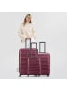 Delsey Meteor 4 Rollen Kofferset 3-teilig mit Dehnfalte in bordeaux