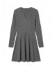 Vero Moda Strickkleid in Medium Grey Melange