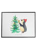 Mr. & Mrs. Panda tischpad Pinguin Weihnachtsbaum ohne Spruch in Weiß