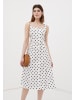 Finn Flare Sommerkleid Dots in white